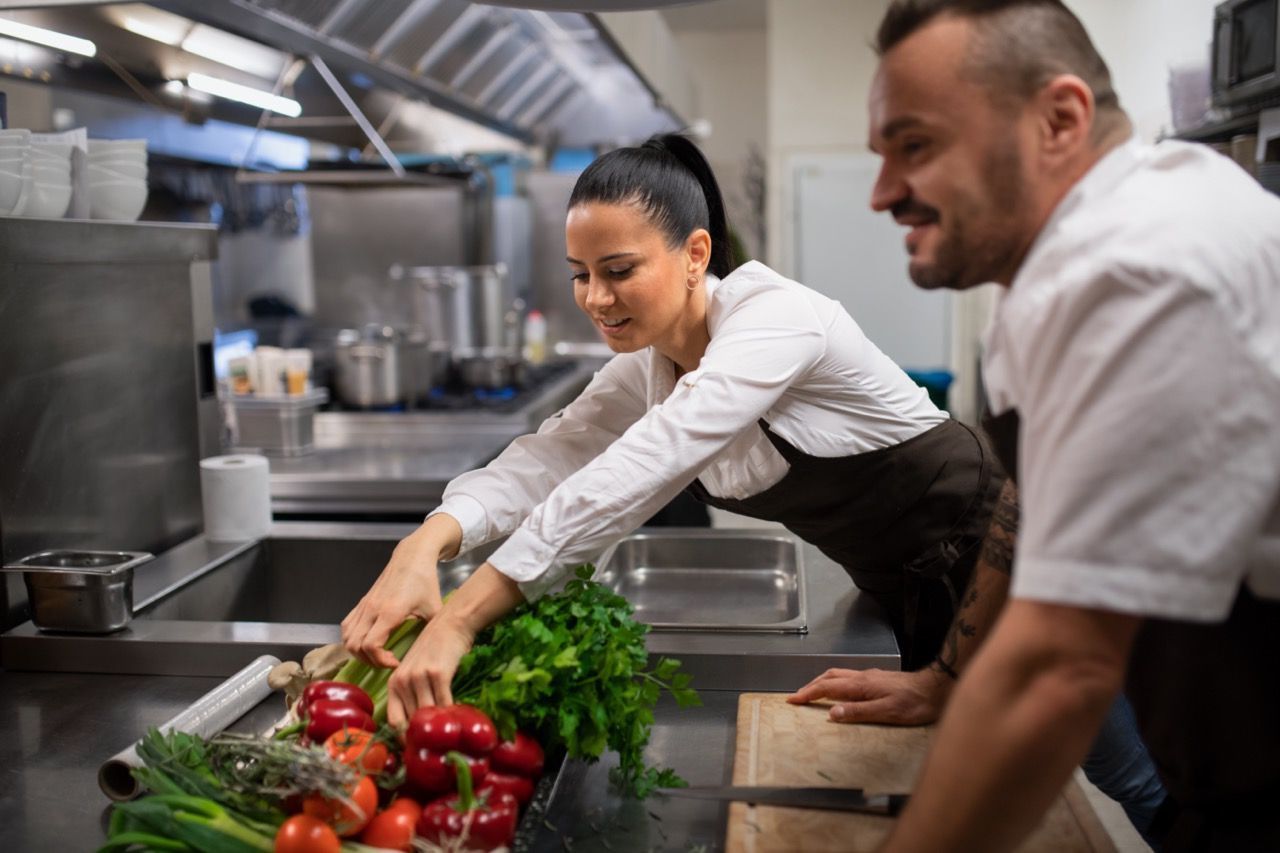 Food Service Workers Cooking. We Help You Staff Your Facility With Skilled Workers.